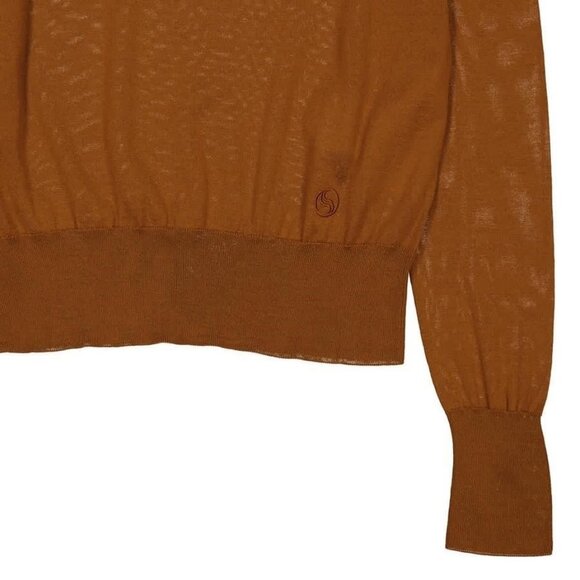 New Stella McCartney Ladies Brown Crewneck Jumper - Picture 6 of 6